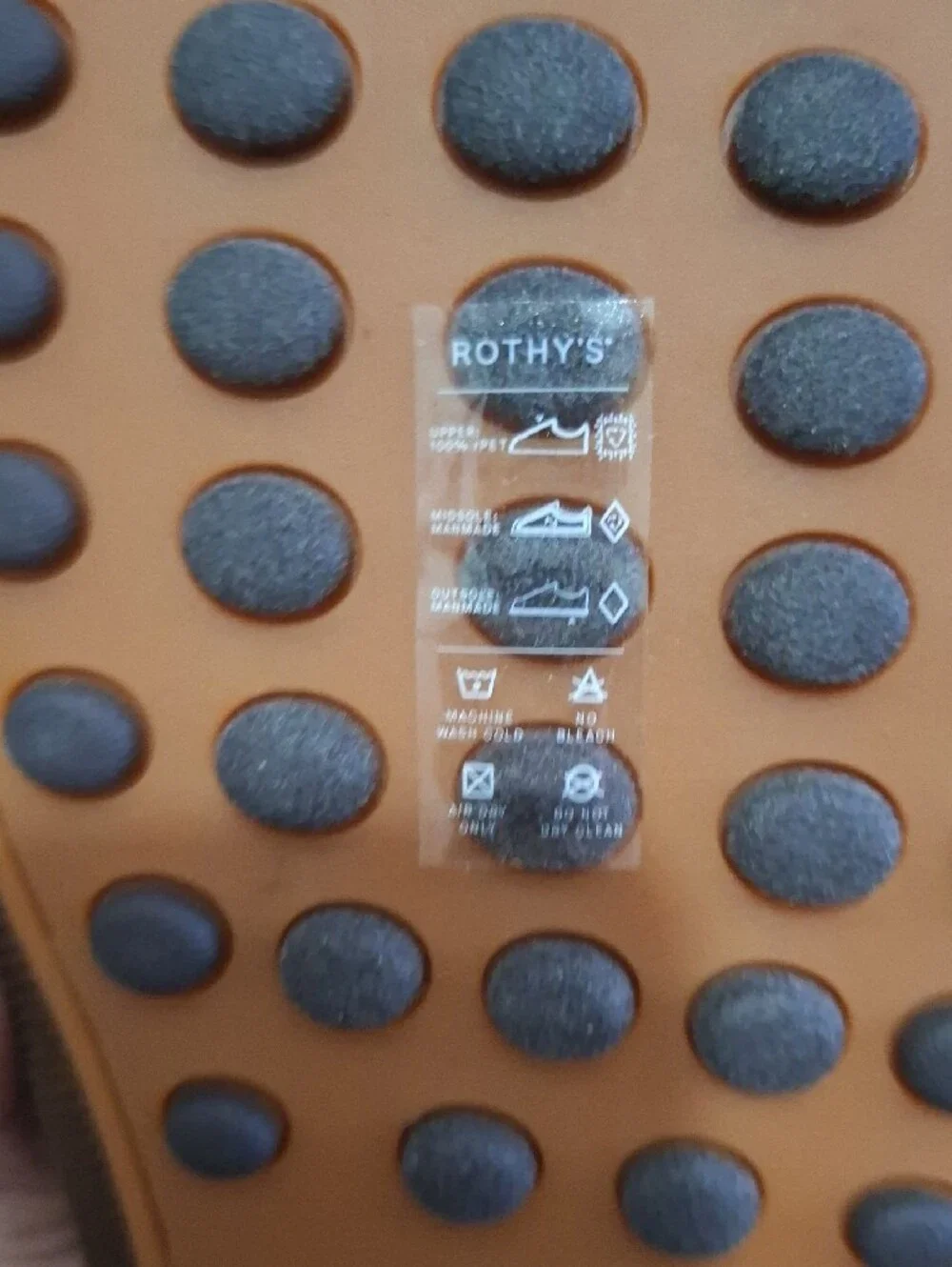 NIB Mens Rothy's The Daily Driver Dark Roast. Sz 13